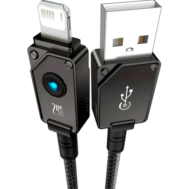 USB-кабель Baseus Unbreakable 2.4A (1m) (Lightning) (Чёрный) P10355802111-00