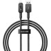 USB-кабель Baseus Unbreakable 2.4A (1m) (Lightning) (Чёрный) P10355802111-00