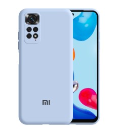 Силикон Original 360 ShutCam Case Logo Xiaomi Redmi Note 11 (Фиалковый)