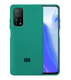 Силикон Original 360 Case Logo Xiaomi Mi 10T (Тёмно-зелёный)