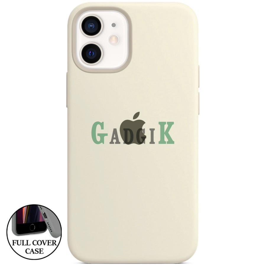 Силикон Original Round Case Apple iPhone 12 Mini (17) Antique White купить  по низкой цене в Украине ≡GadgiK