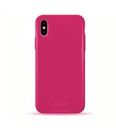 Силиконовый чехол Pump Acid Apple iPhone X / XS (розовый)