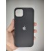 Силикон Original Round Case Apple iPhone 14 Plus (07) Black