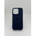 Силикон Original Round Case Apple iPhone 16 Pro (09) Midnight Blue