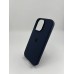 Силикон Original Round Case Apple iPhone 16 Pro (09) Midnight Blue