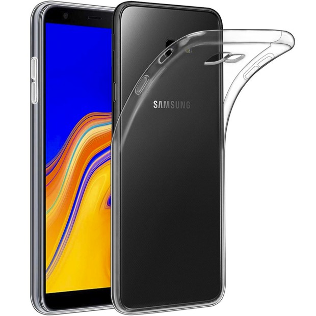 Силиконовый чехол WS Samsung Galaxy J4 Plus (2018) J415 (прозрачный)