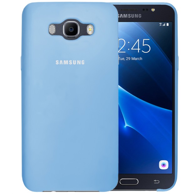 Силиконовый чехол Original Case Samsung Galaxy J7 (2016) J710 (Голубой)