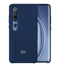 Силикон Original Case Xiaomi Mi10 / Mi10 Pro (Тёмно-синий)