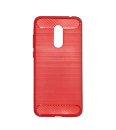Силиконовый чехол Polished Carbon Xiaomi Redmi Note 4x (Красный)