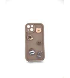 Чехол Pretty Things Case Apple iPhone 13 (Brown/Donut)