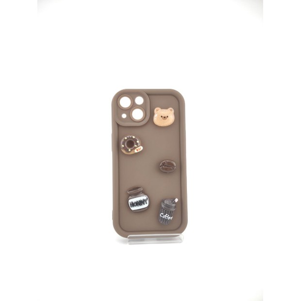 Чехол Pretty Things Case Apple iPhone 13 (Brown/Donut)