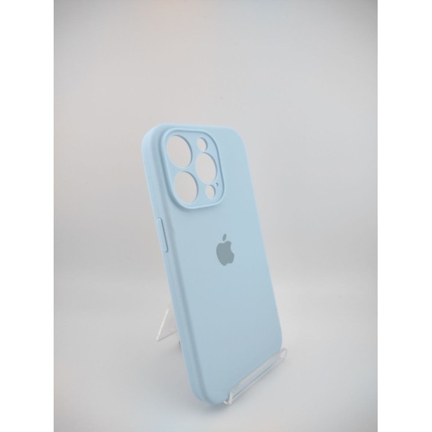 Силикон Original RoundCam Case Apple iPhone 14 Pro (53) Sky Blue