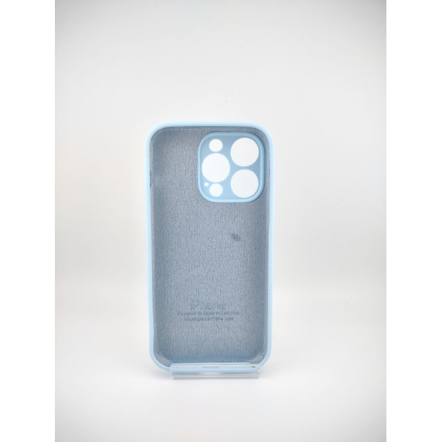 Силикон Original RoundCam Case Apple iPhone 14 Pro (53) Sky Blue