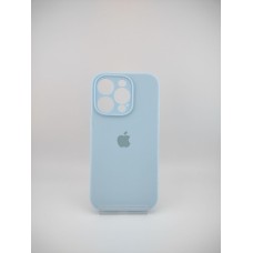Силикон Original RoundCam Case Apple iPhone 14 Pro (53) Sky Blue