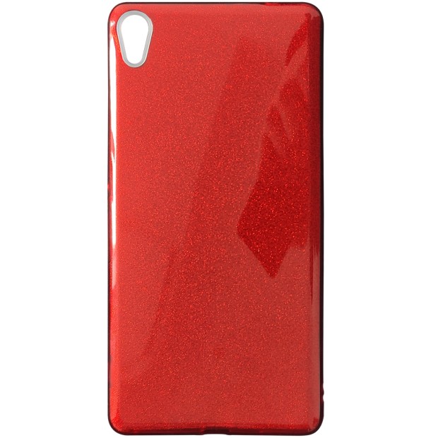 Силікон Glitter Sony Xperia X F5122 (Червоний)