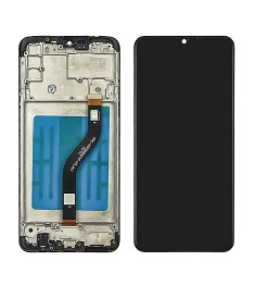 Дисплей для Samsung A207 Galaxy A20S (2019) с чёрным тачскрином и корпусной рамк..