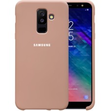 Силикон Original Case HQ Samsung Galaxy A6 Plus (2018) A605 (Пудровый)