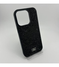 Чехол Bling World Rock Diamond iPhone 14 Pro (Black Titanium)