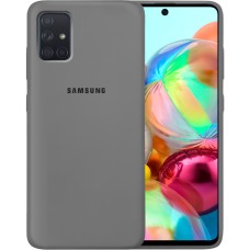 Силикон Original Case Samsung Galaxy A71 (2020) (Серый)