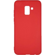 Силиконовый чехол Multicolor Samsung A6 (2018) A600 (красный)