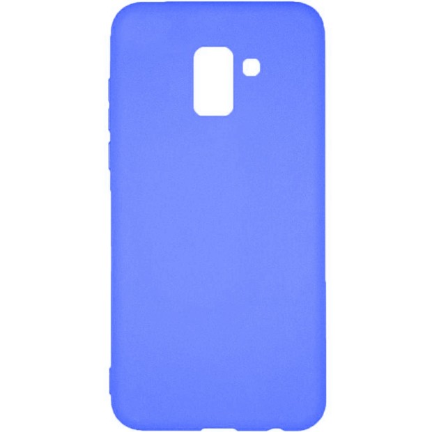 Силиконовый чехол Multicolor Samsung A6 (2018) A600 (синий)