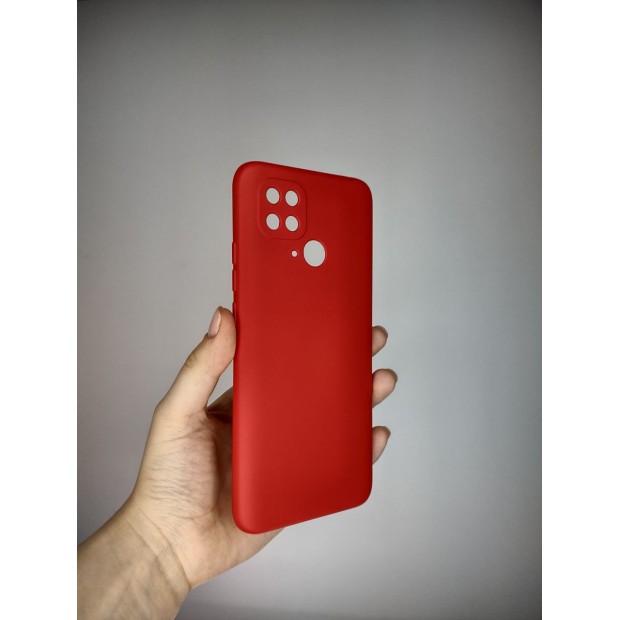 Силикон Original ShutCam Xiaomi Redmi 10C (Тёмно-красный)