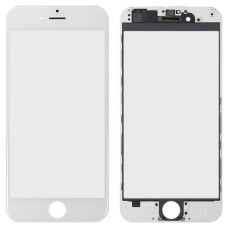 Стекло дисплея Apple iPhone 6 White + Frame + OCA (AAA)
