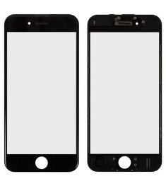 Защитное стекло для дисплея Apple iPhone 6s Black + Frame + OCA (AAA)