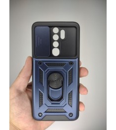 Бронь-чехол Ring Serge Armor ShutCam Case Xiaomi Redmi Note 8 Pro (Синий)