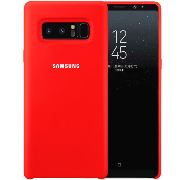 Силикон Original Case HQ Samsung Galaxy Note 8 (Красный)