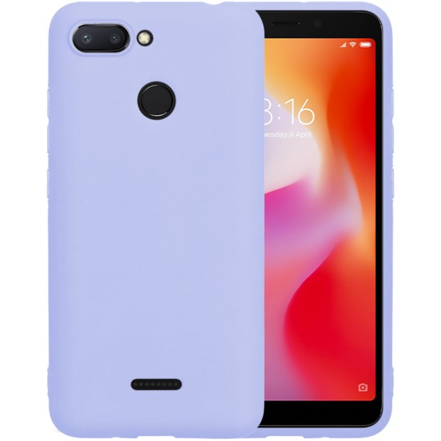 Силиконовый чехол iNavi Color Xiaomi Redmi 6 (фиолетовый)