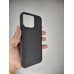 Чехол силиконовый Graphite Apple iPhone 15 Pro Max (Чёрный)