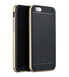 Силиконовый чехол iPaky Carbon Case Apple iPhone 6 Plus / 6s Plus (Золотой)