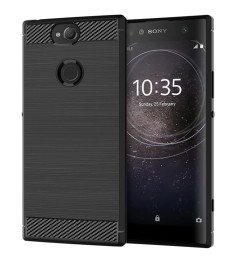 Силикон Polished Carbon Sony XA 2 (Чёрный)