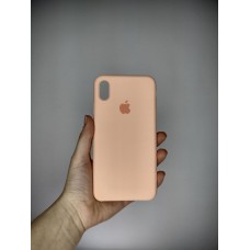 Силикон Original Case Apple iPhone XS Max (Grapefruit)