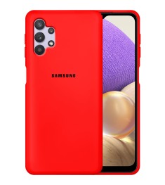 Силикон Original 360 Case Logo Samsung Galaxy A32 (2021) (Красный)