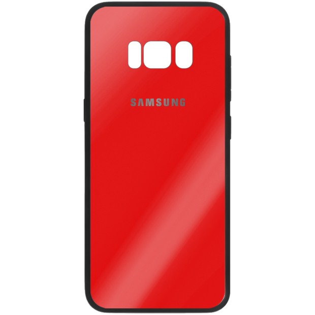 Накладка Glass Case Samsung Galaxy S8 Plus (красный)