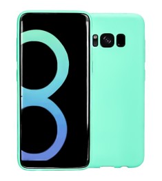 Силикон SMTT Samsung Galaxy S8 (Бирюзовый)
