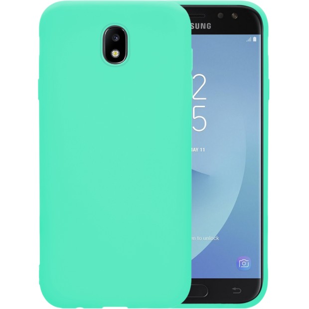 Силиконовый чехол iNavi Color Samsung Galaxy J5 (2017) J530 (Бирюзовый)