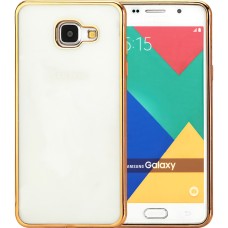 Силиконовый чехол UMKU Line Samsung A3 (2016) A310 (Золотой)