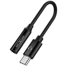 Аудио-переходник Moxom USB Type-C to AUX 3.5mm (MX-AX01) (Чёрный)