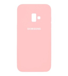 Силиконовый чехол Original Case Samsung Galaxy J6 Plus (2018) J610 (Пудра)