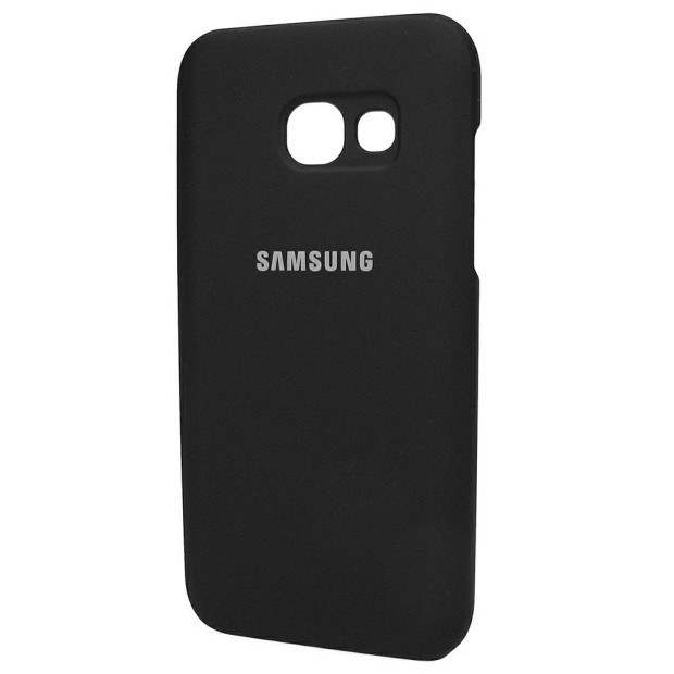 Силиконовый чехол Original Case Samsung Galaxy A3 (2017) A320 (Чёрный)