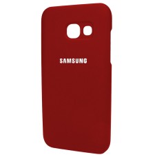 Силиконовый чехол Original Case Samsung Galaxy A3 (2017) A320 (Красный)