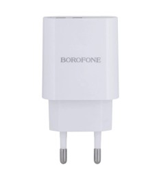 СЗУ-адаптер USB Borofone BA58A Mighty PD 3.0 (Белый)