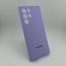 Чехол Silicone Case Samsung Galaxy S22 Ultra (Фиалковый)