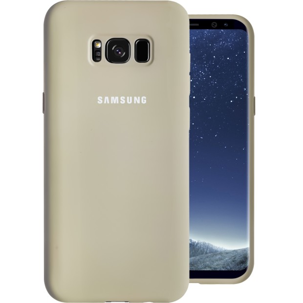 Силикон Original 360 Case Logo Samsung Galaxy S8 Plus (Серый)