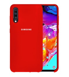 Силикон Original Case HQ Samsung Galaxy A70 (2019) (Красный)