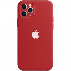 Силикон Original RoundCam Case Apple iPhone 11 Pro Max (China Red)