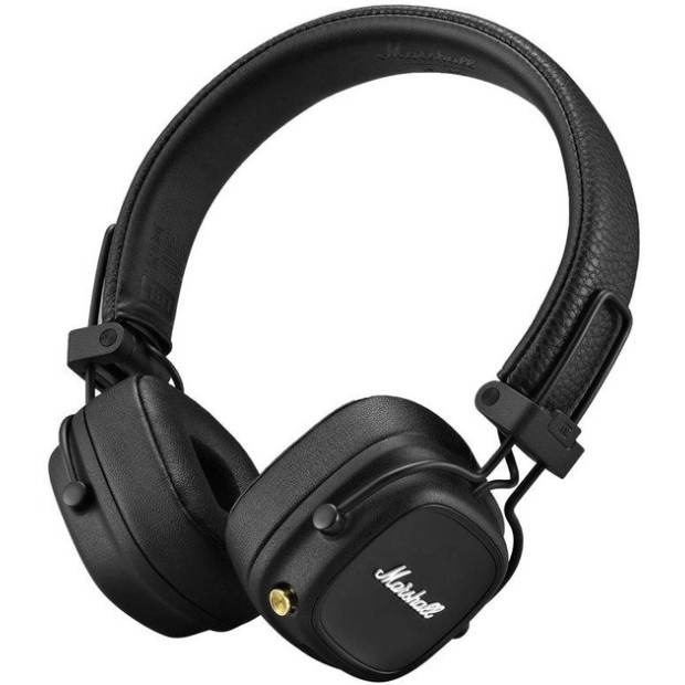 Беспроводные накладные наушники-гарнитура Marshall Major 4 (Black) (Уценка) (2 Категория)